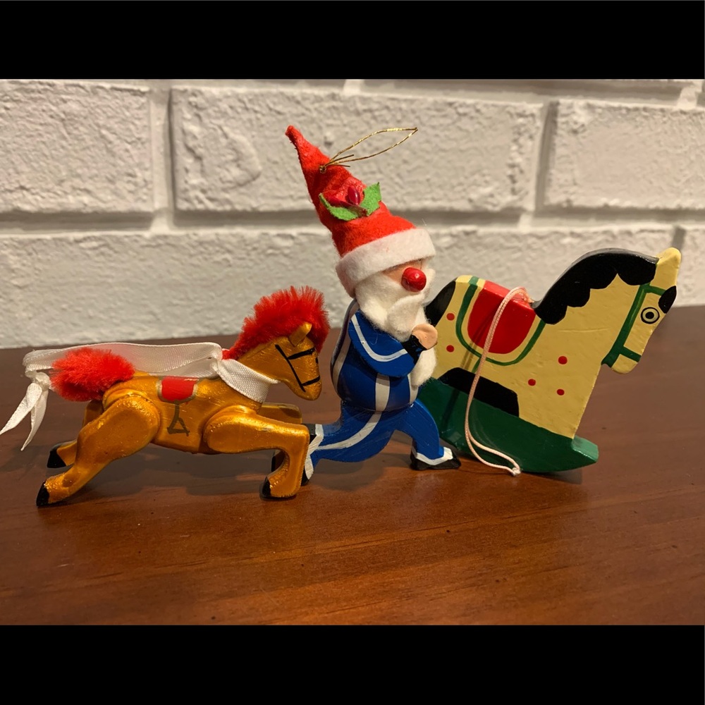 3 Christmas ornaments